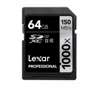 Lexar SDXC 64GB Professional 1000x UHS-II 